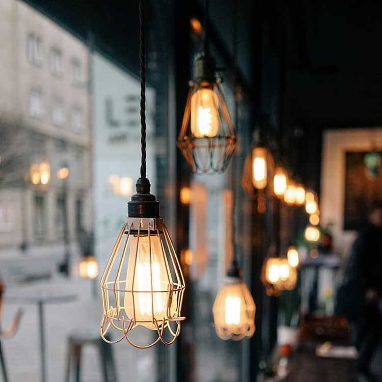 Restaurant lighting